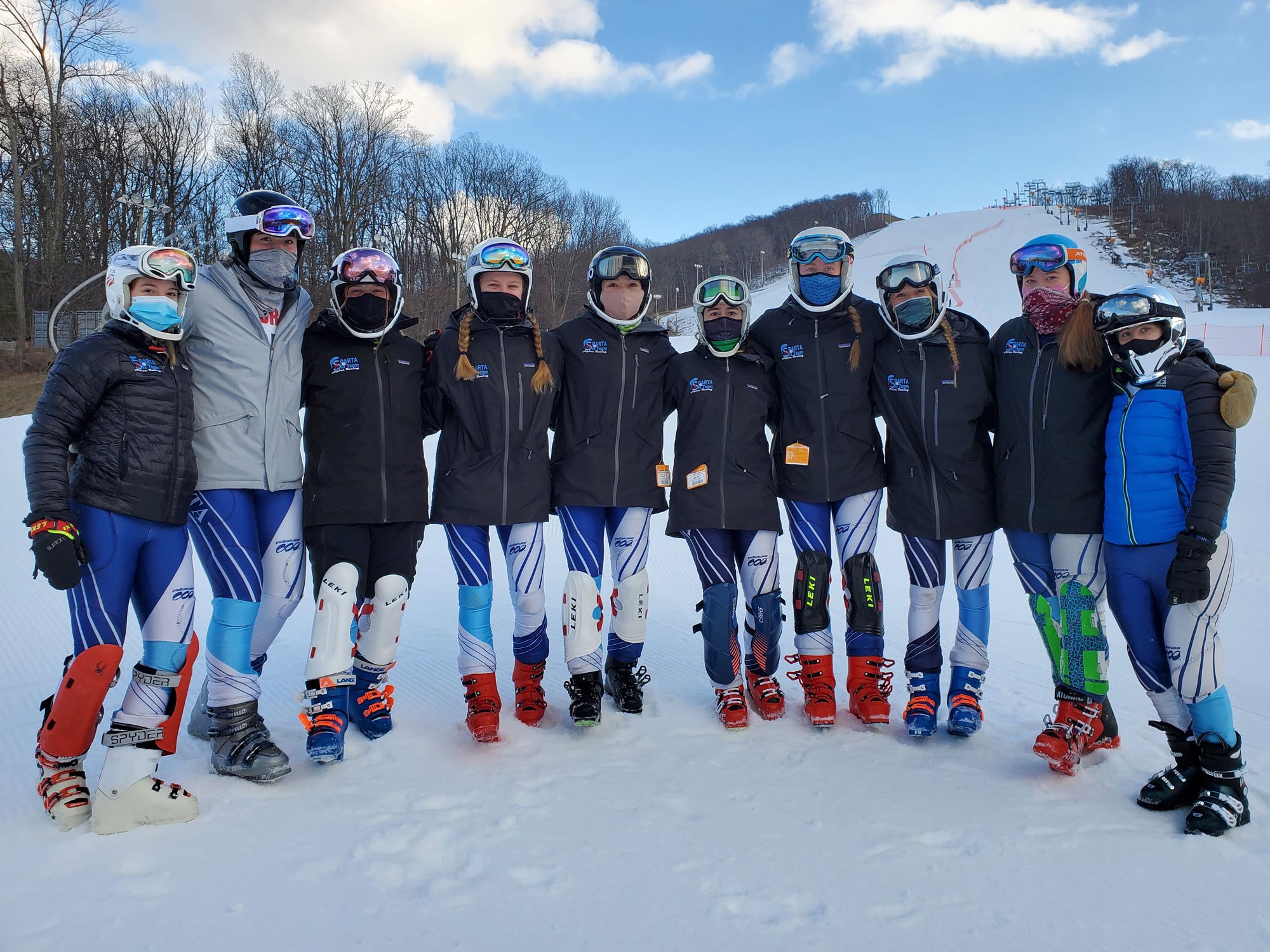 Sparta Girls Ski Team 2021