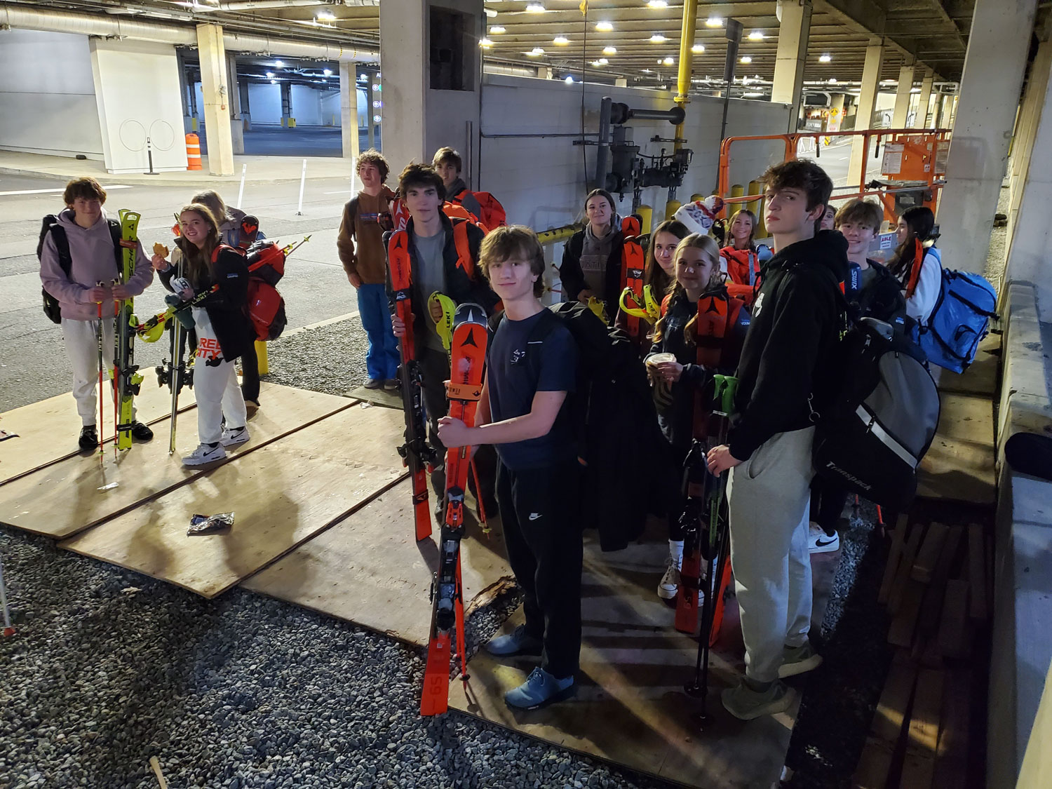Sparta Ski Team at American Dream Mall