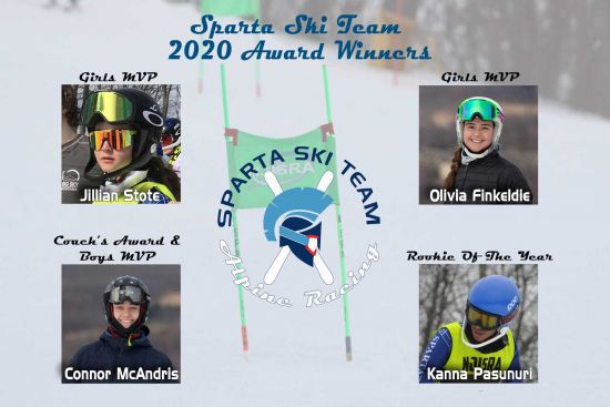 2020 Sparta Ski Team Award Winners