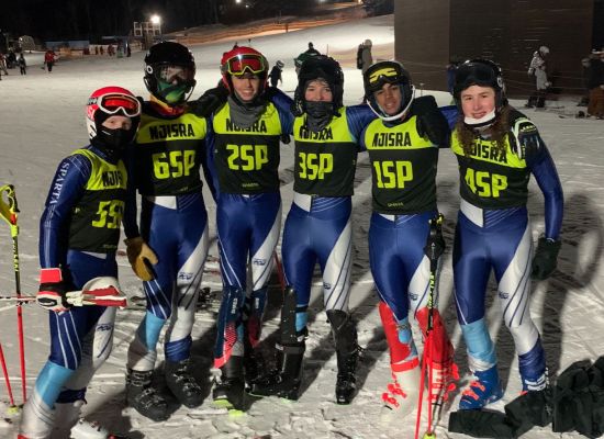 Boys Varsity Ski Team Race #3 2022