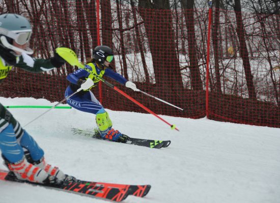1st Place Winners of Dual Slalom- Jillian