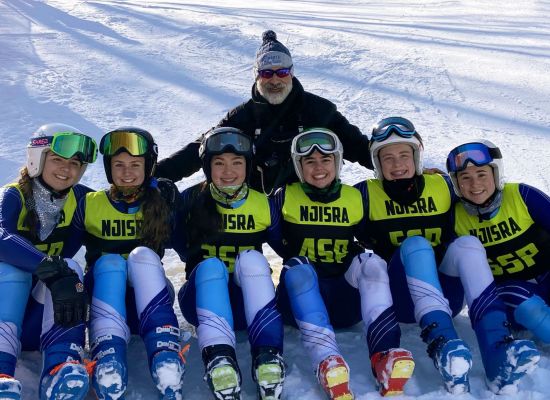 Sparta Girls Ski Team 6th Place States