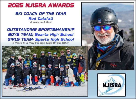 2025 Sparta Girls Ski Team - NJ Coach of Year & Sportsmanship Title