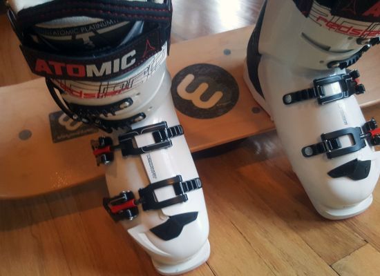 Whirly Boards On Edge Ski Boots