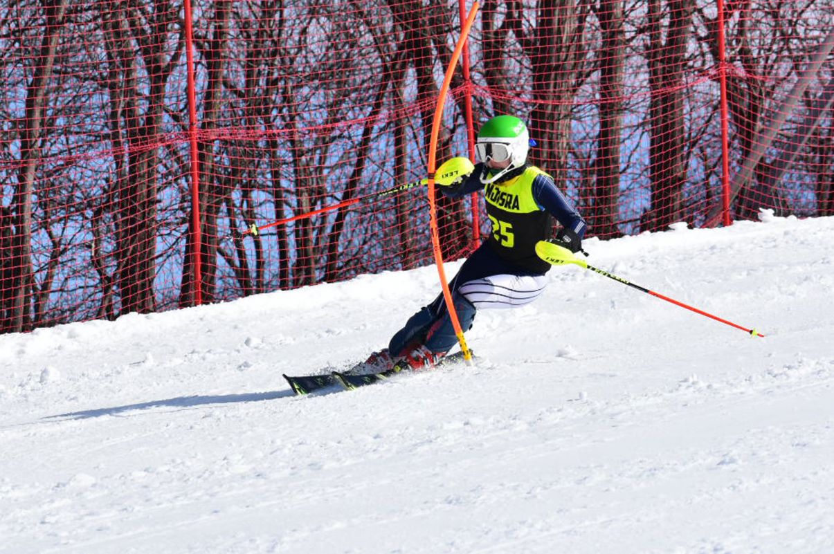 Sparta High School Ski Team Slalom Race