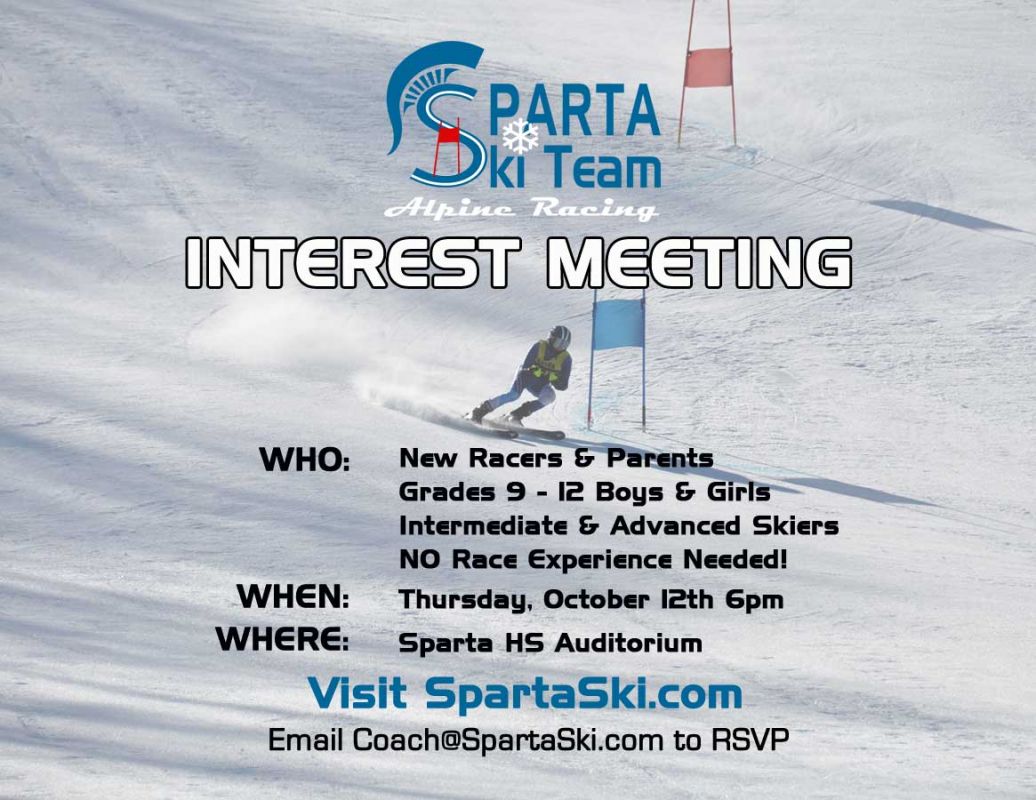 Ski Team Interest Meeting Oct 12th 6pm
