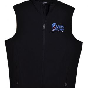 Black Ski Team Vest