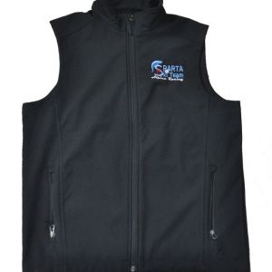 Black Ski Team Vest